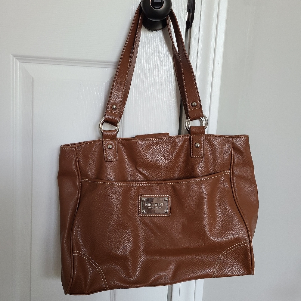 Nine West brown pebble handbag